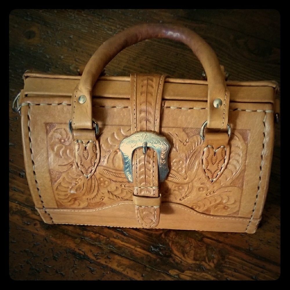 Force Ten Classic Leather Western Boho Bag
